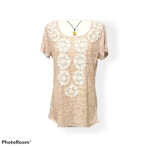 NWOT Sundance Linen Heathered Top